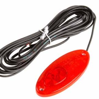 POS bak led 12 V RÖD 5 m slad