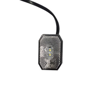 Positionslykta vit . 1 m sladd led