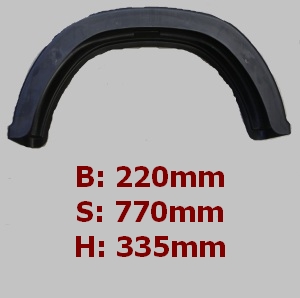 SKÄRM B 220 S 770 H 335