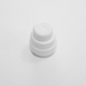 Ändstopp 12mm vit