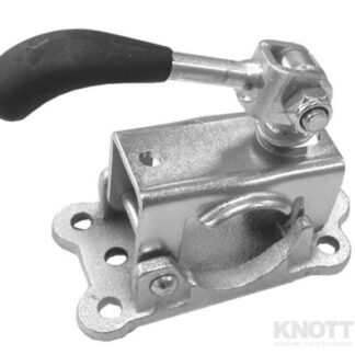 HÅLLARE f.STÖDHJUL 48mm komplet knott