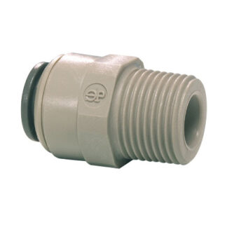 Adapter rak 3/8" utv. G 3/8" NPTF -5/16" (8mm slang)